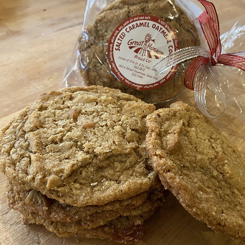 Salted Caramel Oatmeal Cookie