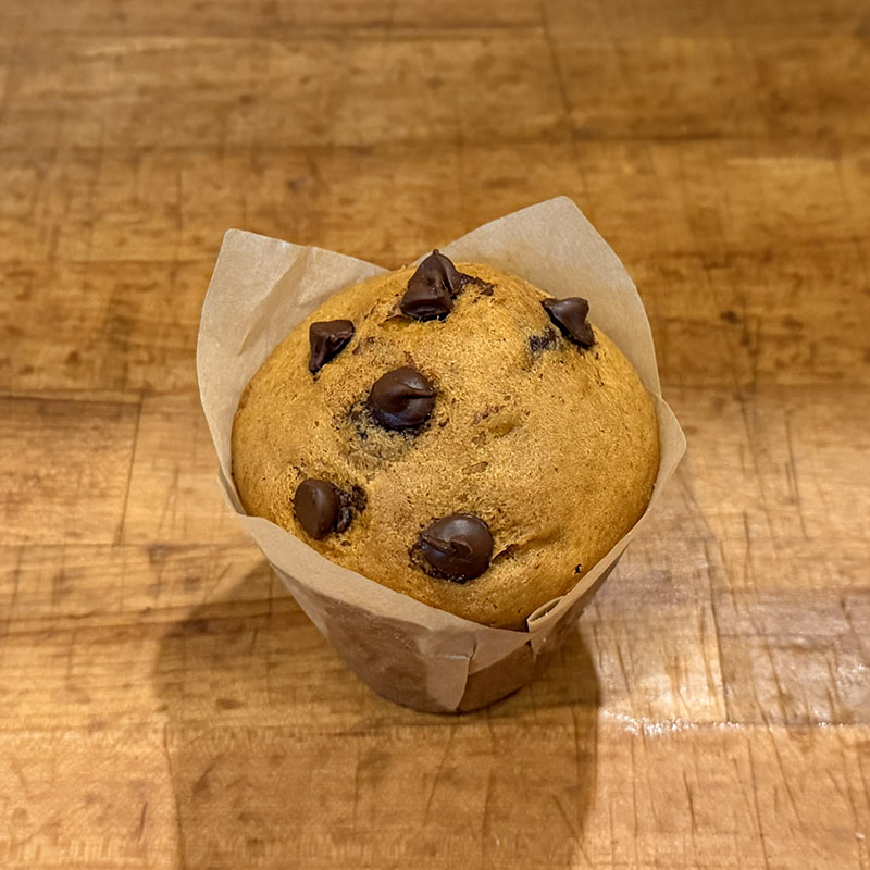 Pumpkin Chocolate Chip Muffin